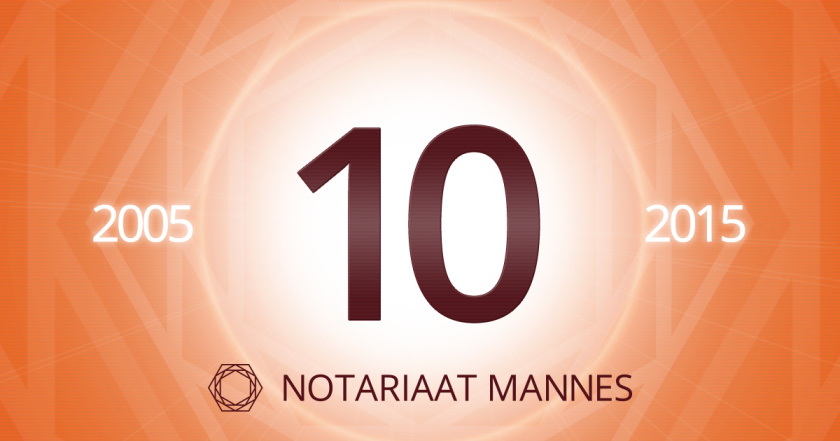 10 jaar Notariaat Mannes